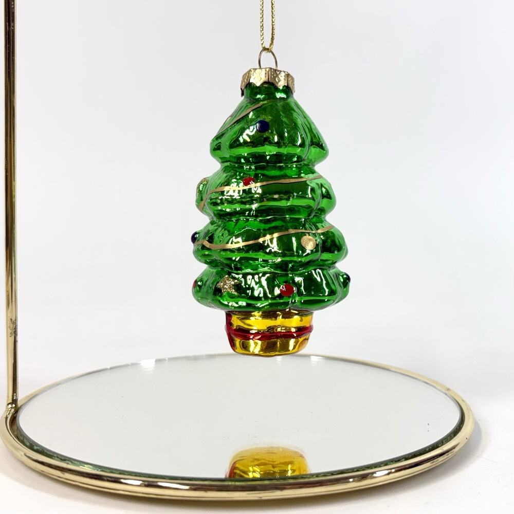 Retired Thomas Pacconi Glass Christmas Tree 3" Ornament Museum Series EUC